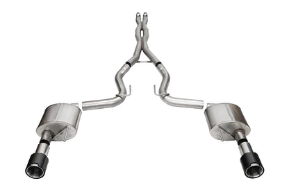 Corsa Xtreme 3" Polished Catback 2024 5.0 Mustang GT Coupe