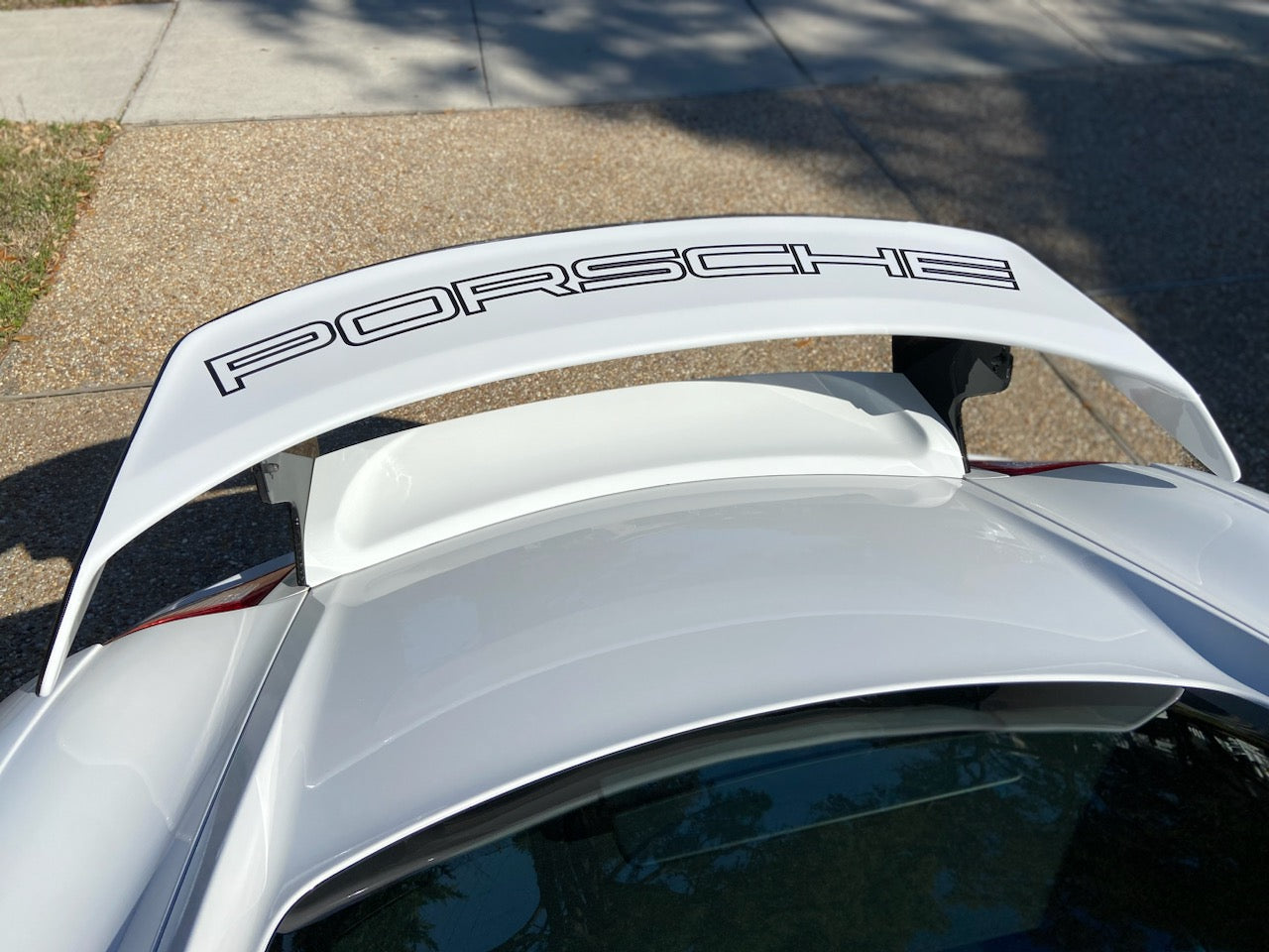 Wing Decal for Porsche GT4