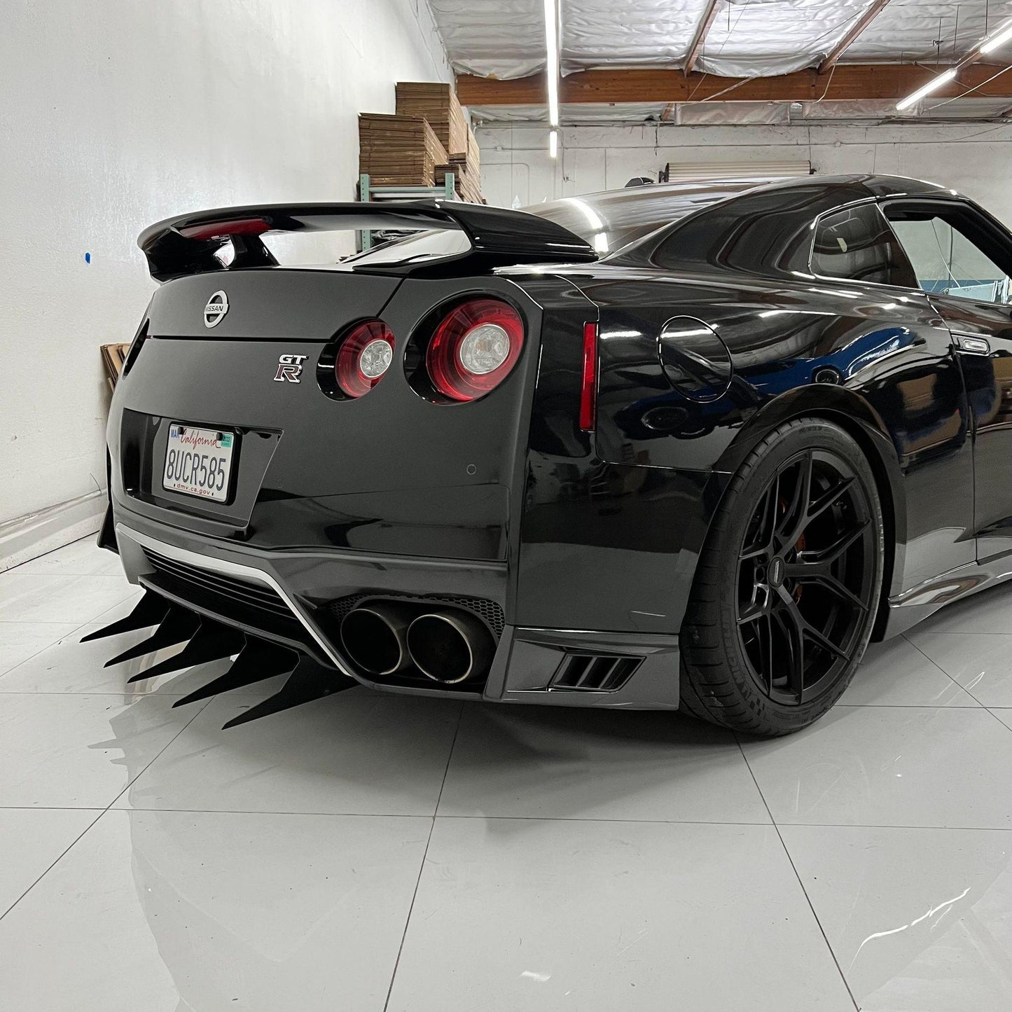 2012-2020 Nissan Gt-R Rear Diffuser V5 (R35)