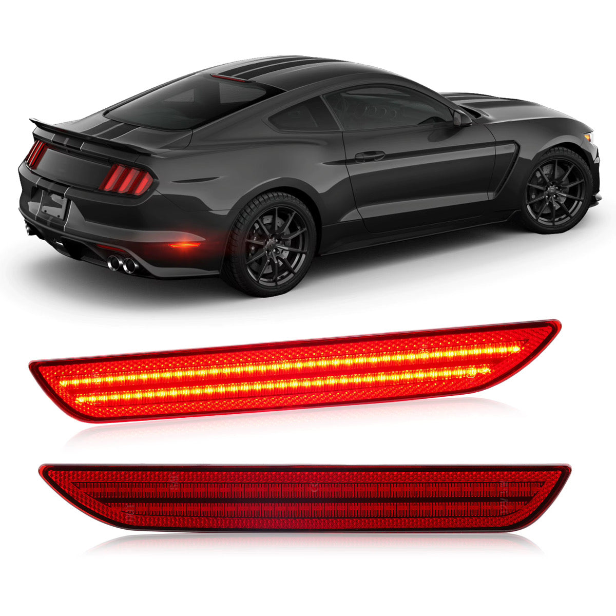 MUSTANG 15-23 REAR DYNAMIC LED SIDE MARKERS