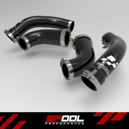 Porsche 911 Turbo 992 Intercooler Boost Pipes
