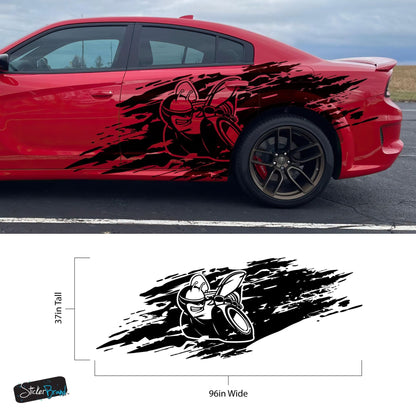 Scat Pack Decal Sticker for Challenger, Charger. #7026-Sup