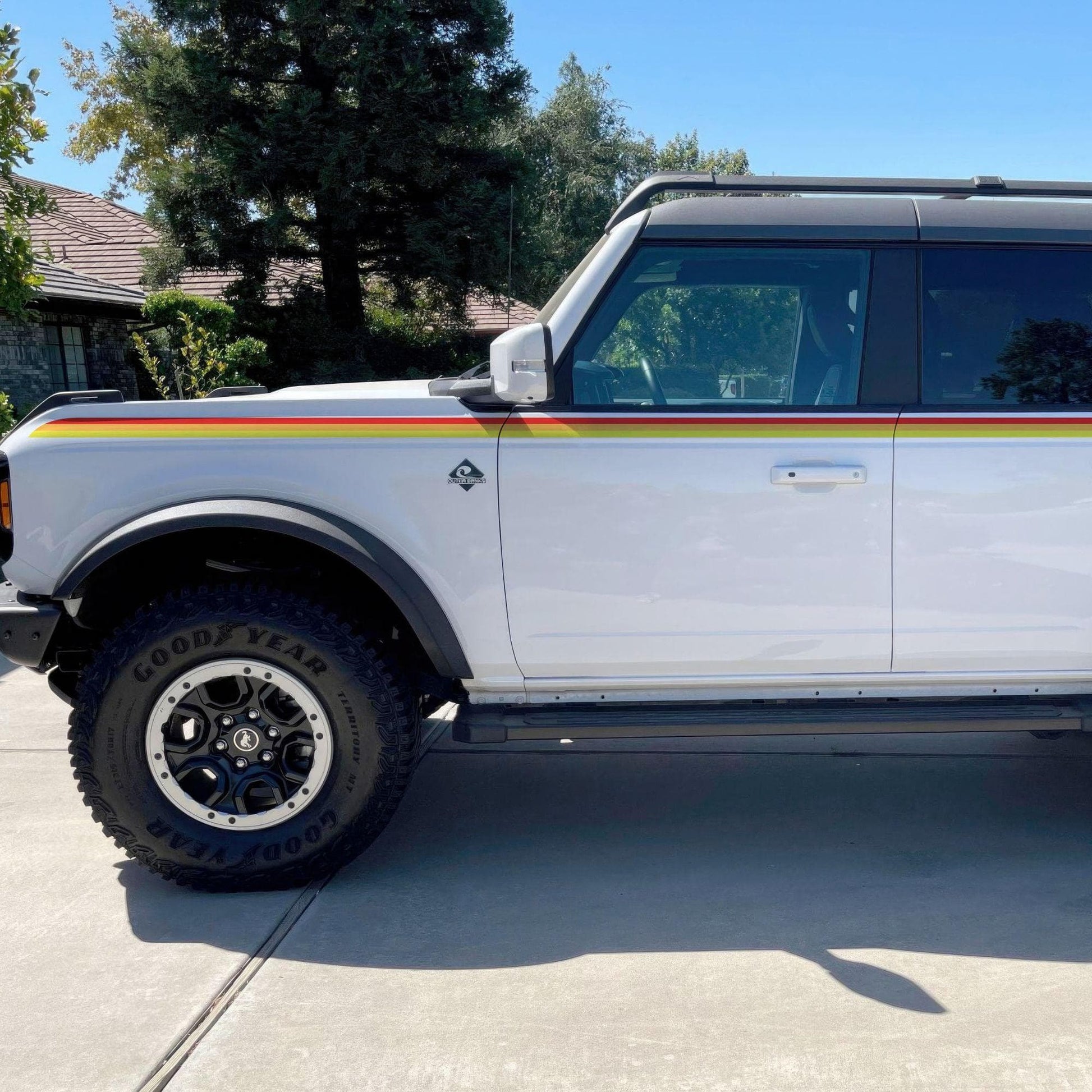 3 Color Stripes Bronco Decal Sticker. 6953 - Speedlogix