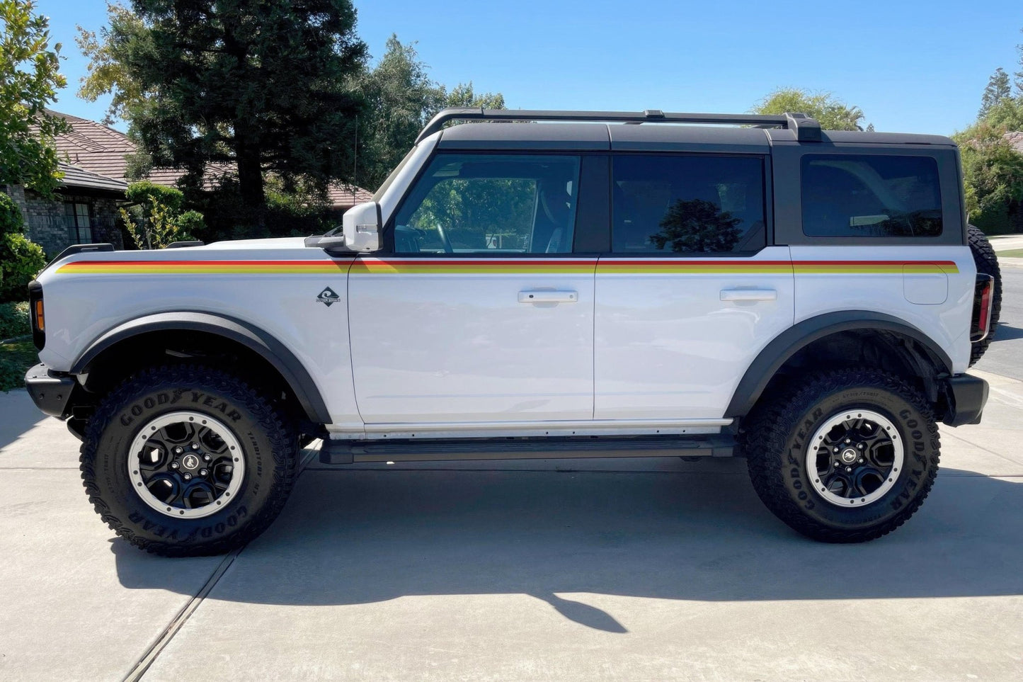 3 Color Stripes Bronco Decal Sticker. 6953 - Speedlogix