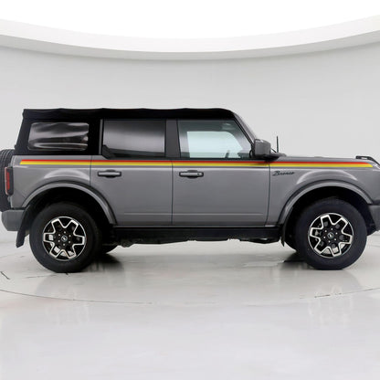 3 Color Stripes Bronco Decal Sticker. 6953 - Speedlogix