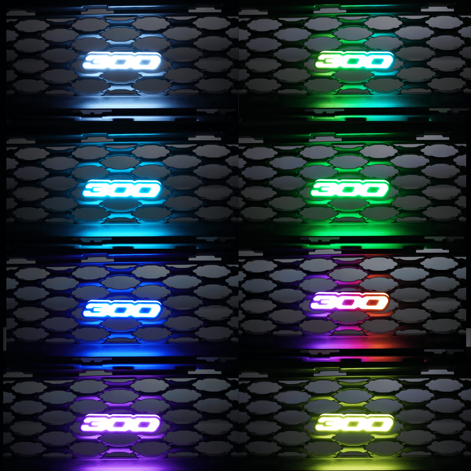 300 LED Badge: (Multicolor Flow) - Speedlogix