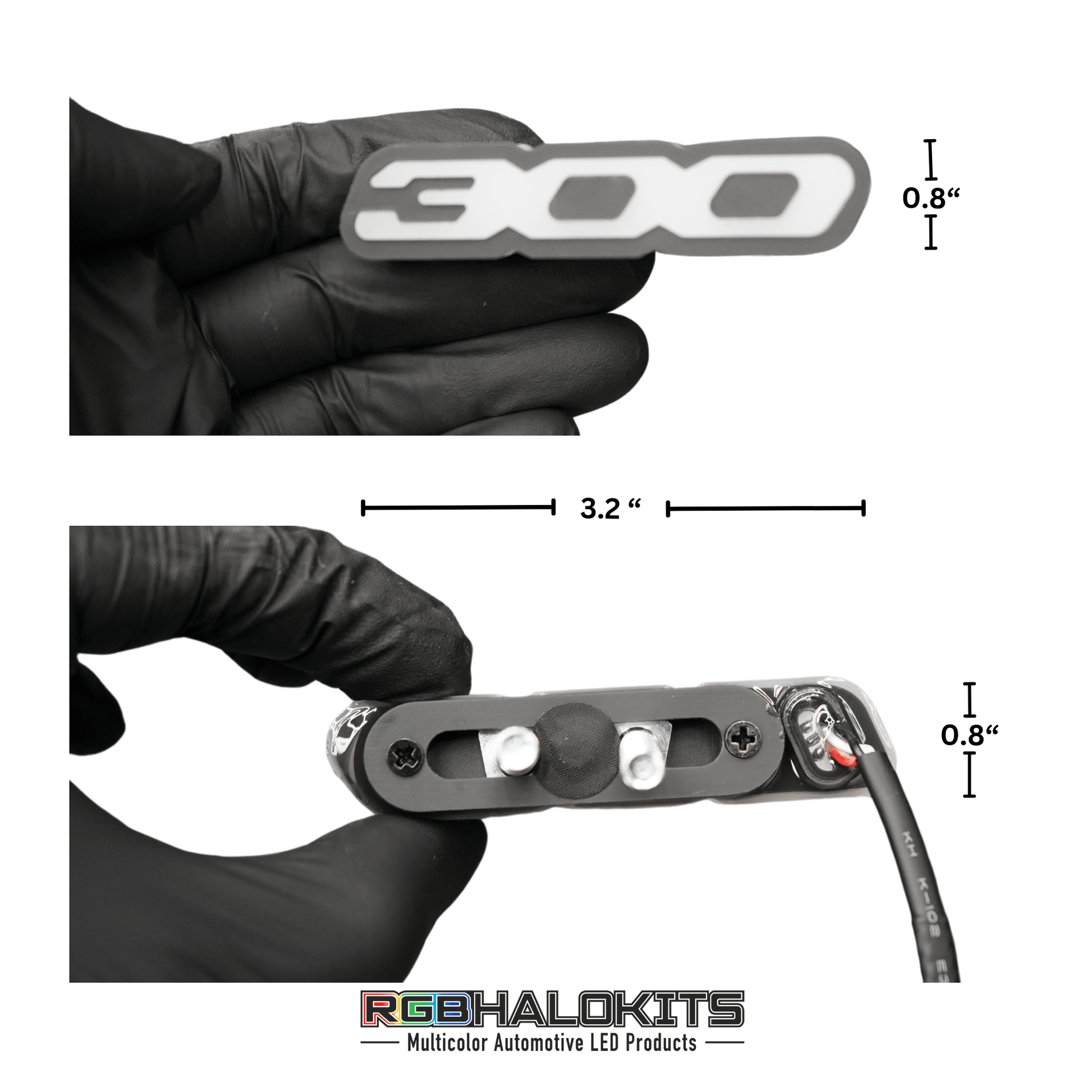 300 LED Badge: (Multicolor Flow) - Speedlogix