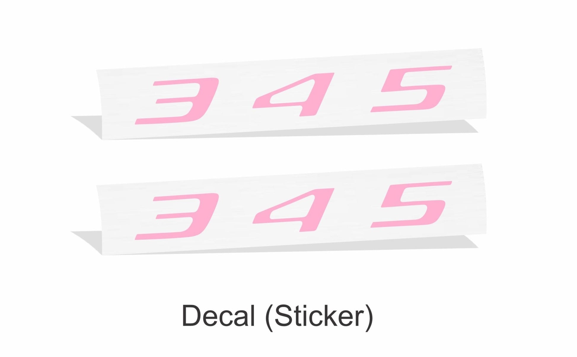 345 Fender Emblem Emblem Inlay Decal Stickers - 2023 Challenger R/T - Speedlogix