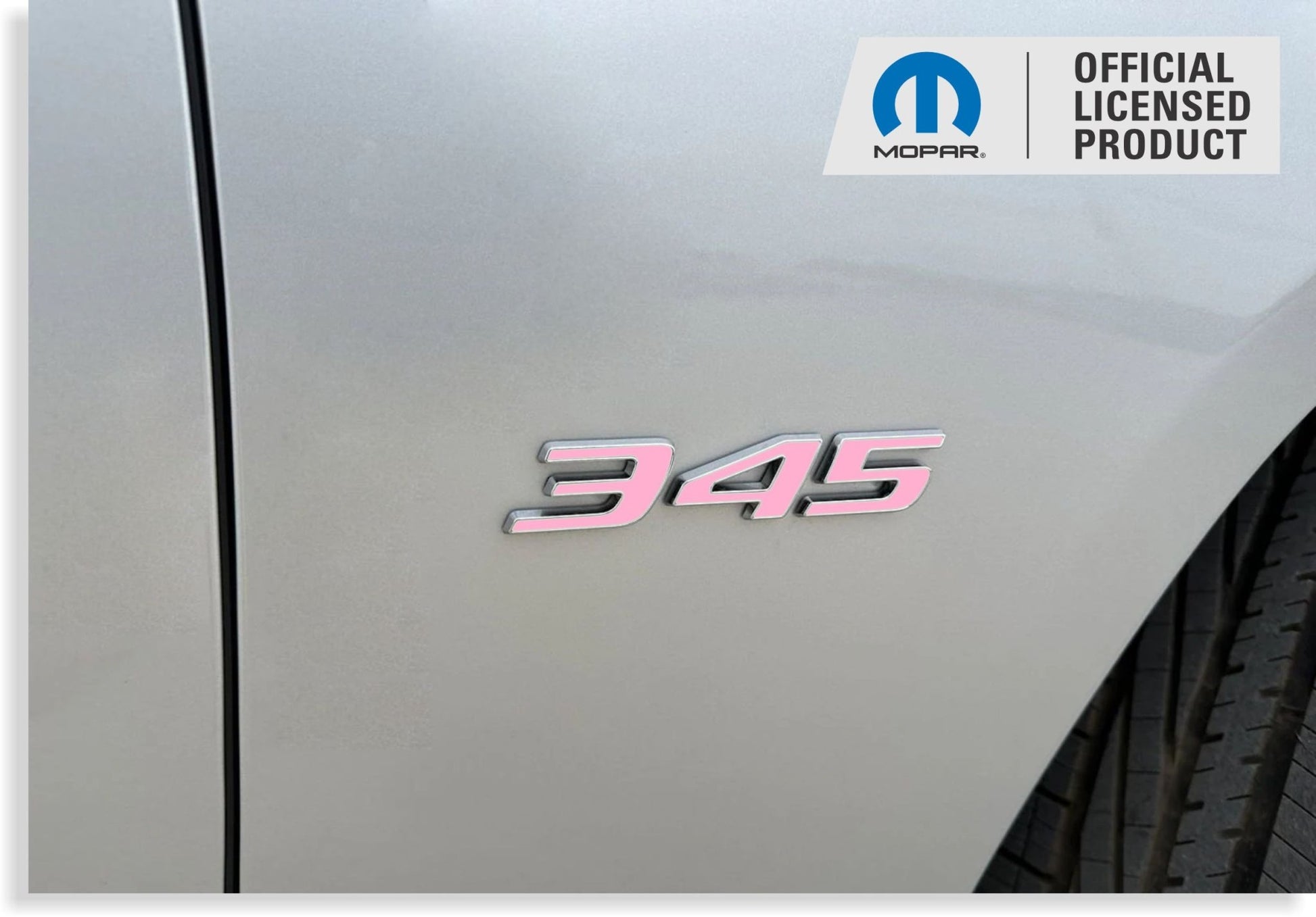 345 Fender Emblem Emblem Inlay Decal Stickers - 2023 Charger R/T - Speedlogix