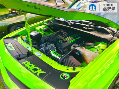 392 Engine Cover Overlay Decals - 2011 - 2018 Challenger SRT - Speedlogix
