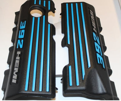 392 Engine Cover Overlay Decals - 2011 - 2018 Challenger SRT - Speedlogix