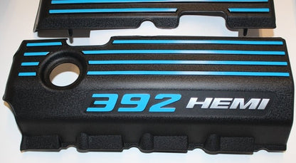 392 Engine Cover Overlay Decals - 2011 - 2018 Challenger SRT - Speedlogix