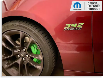 392 Hemi Emblem Overlay Decals - Dodge Charger SRT8,SRT392, Scat Pack - Speedlogix