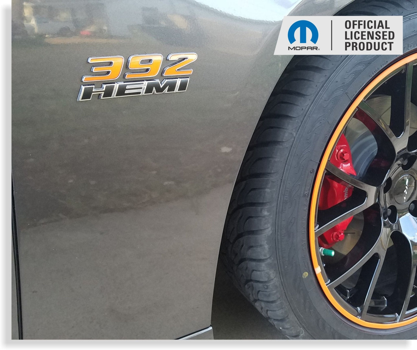 392 Hemi Emblem Overlay Decals - Dodge Charger SRT8,SRT392, Scat Pack - Speedlogix