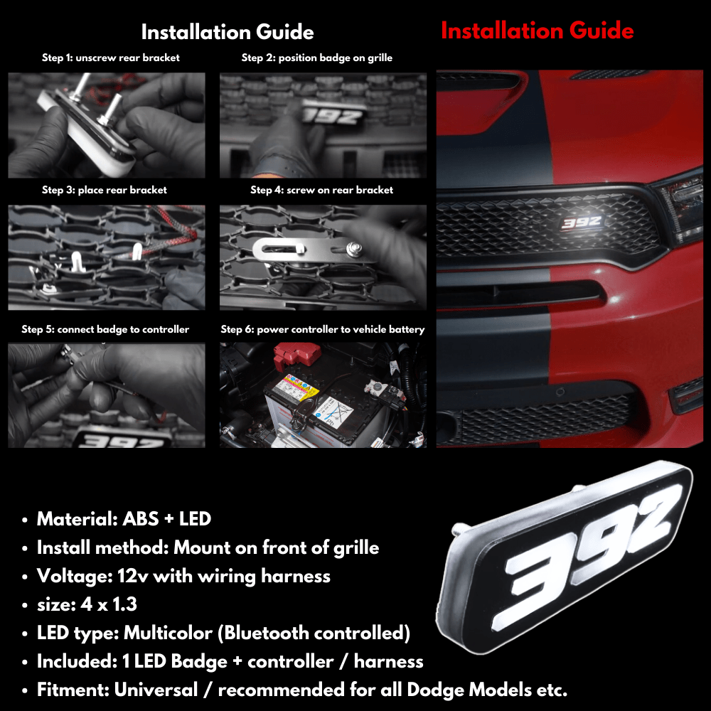 392 LED Badge (Multicolor Flow) - Speedlogix