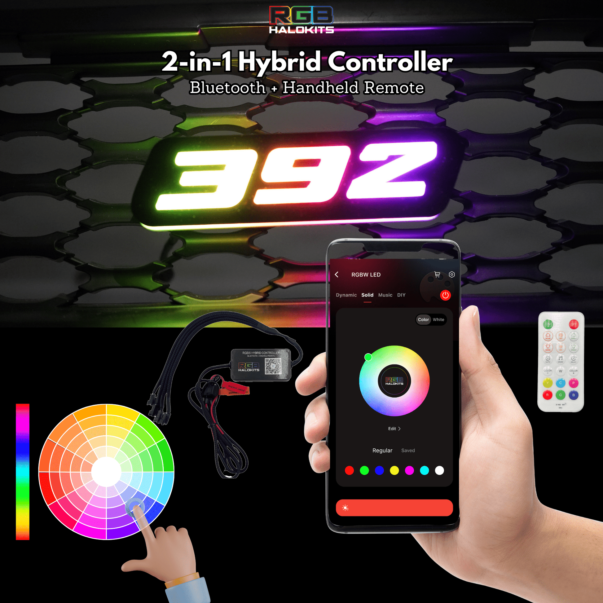 392 LED Badge (Multicolor Flow) - Speedlogix