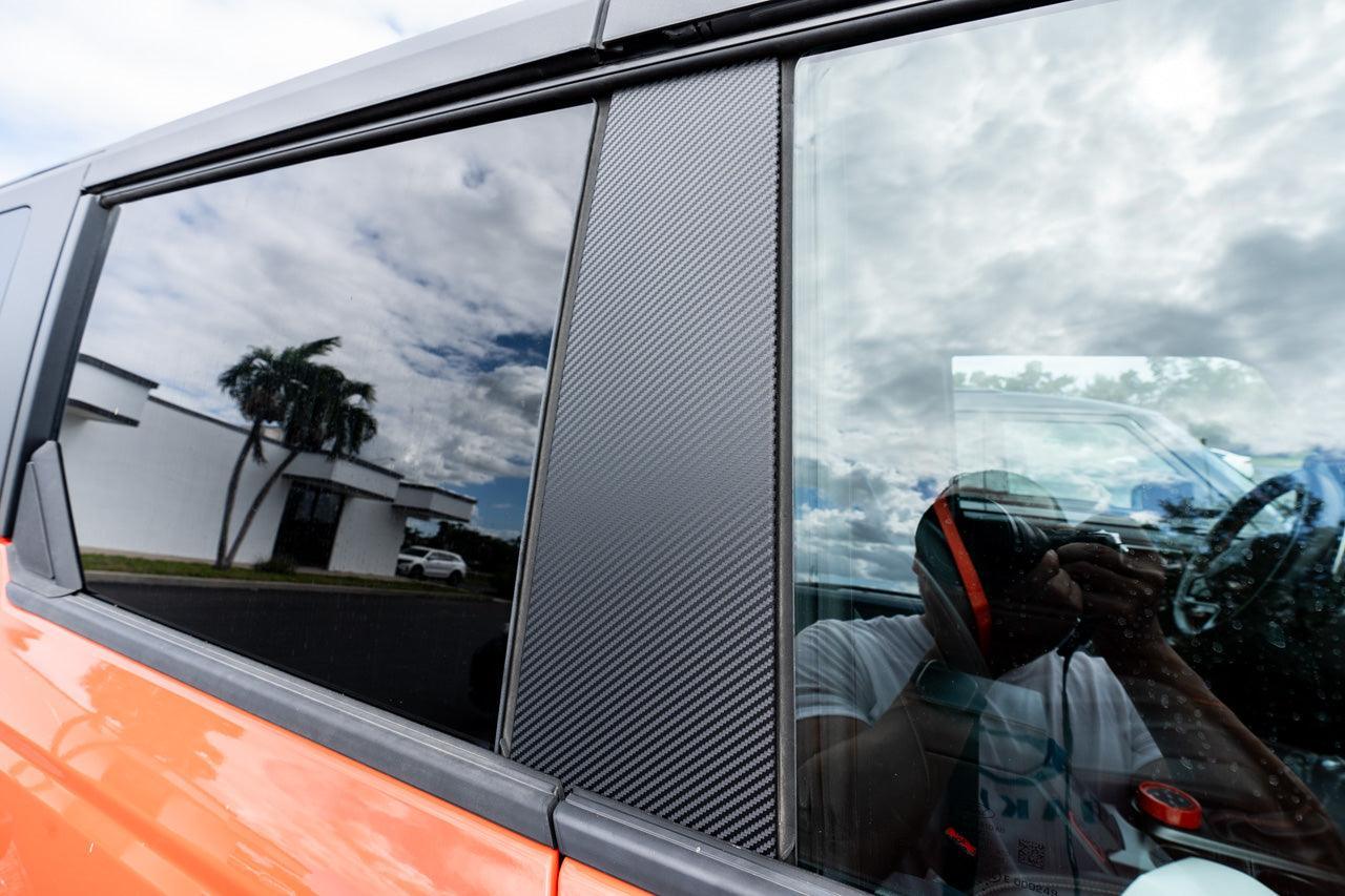 3D Carbon B Pillar Protection Kit - 2021+ Bronco 4 Door - Speedlogix