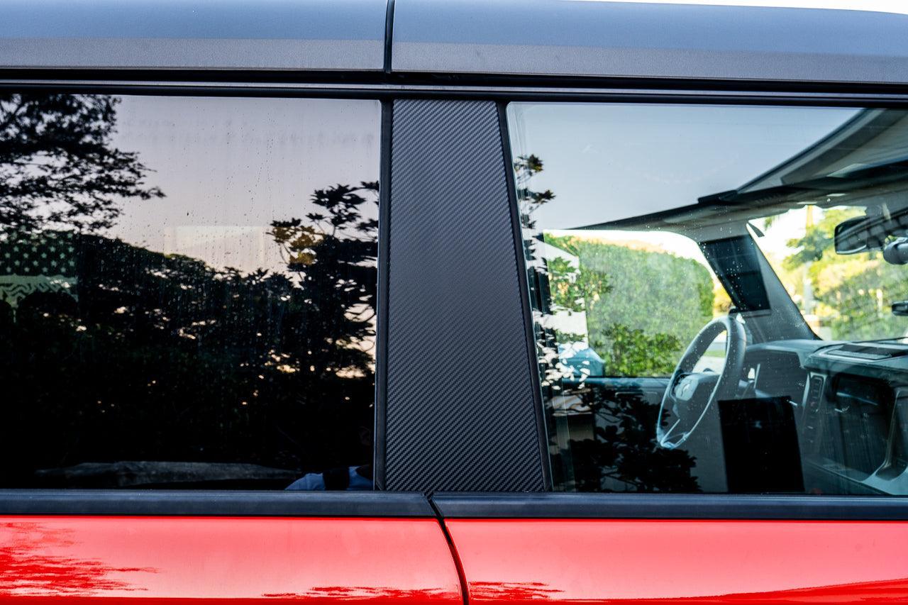 3D Carbon B Pillar Protection Kit - 2021+ Bronco 4 Door - Speedlogix