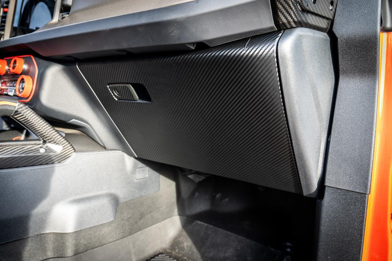 3D Carbon Glovebox Overlay Kit - 2021+ Bronco - Speedlogix