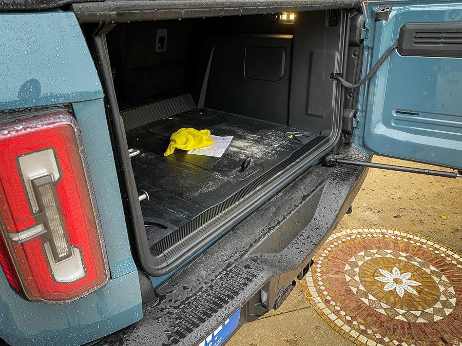 3D Carbon Trunk Trim Overlay / Protector - 2021+ Bronco - Speedlogix