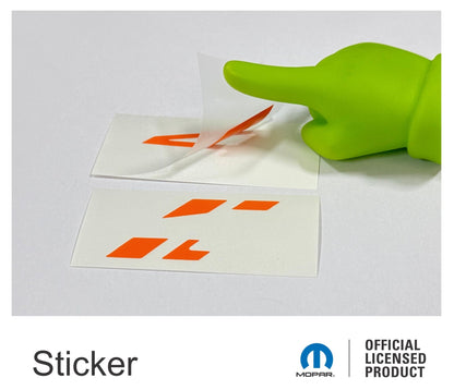 4 Rhombi Trunk Emblem Overlay Decal - 2018 - 2023 Challenger AWD - Speedlogix