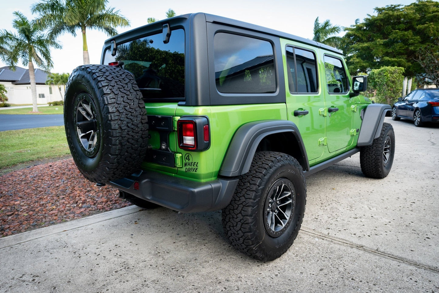 4 Wheel Drive Decal fits Jeep Wrangler / Gladiator / Willys - Speedlogix