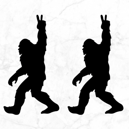 Bigfoot Decal - Peace