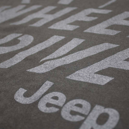 Ladies Jeep® Willys 4WD V-neck - Black