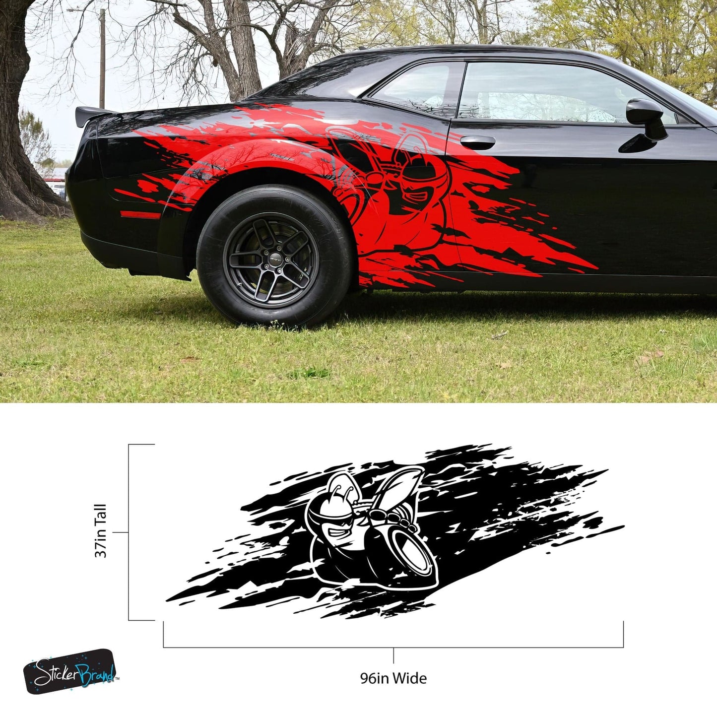 Scat Pack Decal Sticker for Challenger, Charger. #7026-Sup