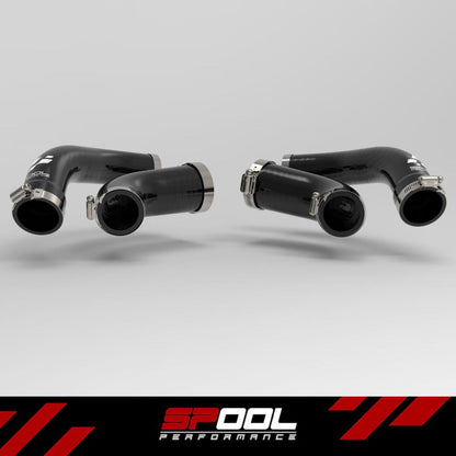 Porsche 911 Turbo 992 Intercooler Boost Pipes