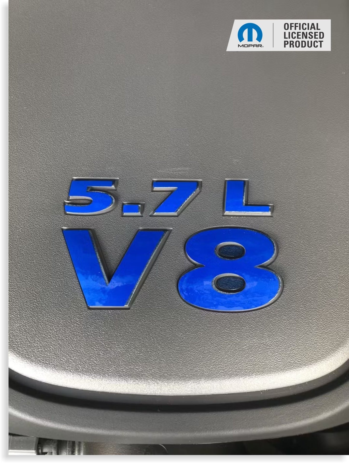 5.7L V8 Engine Cover Letter Overlays - Charger - Speedlogix
