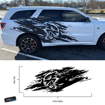 Hellcat Decal Sticker for Challenger, Charger, Durango SRT. #7003-Sup