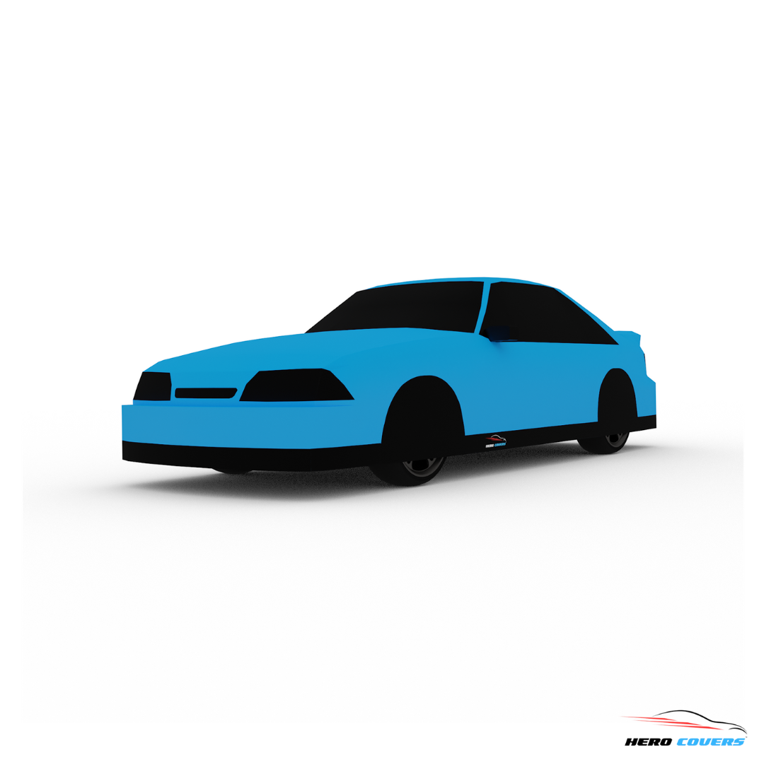 Indoor or Outdoor Car Cover | Compatible For: Ford Mustang Third Generation (1979–1993) – Fox Body