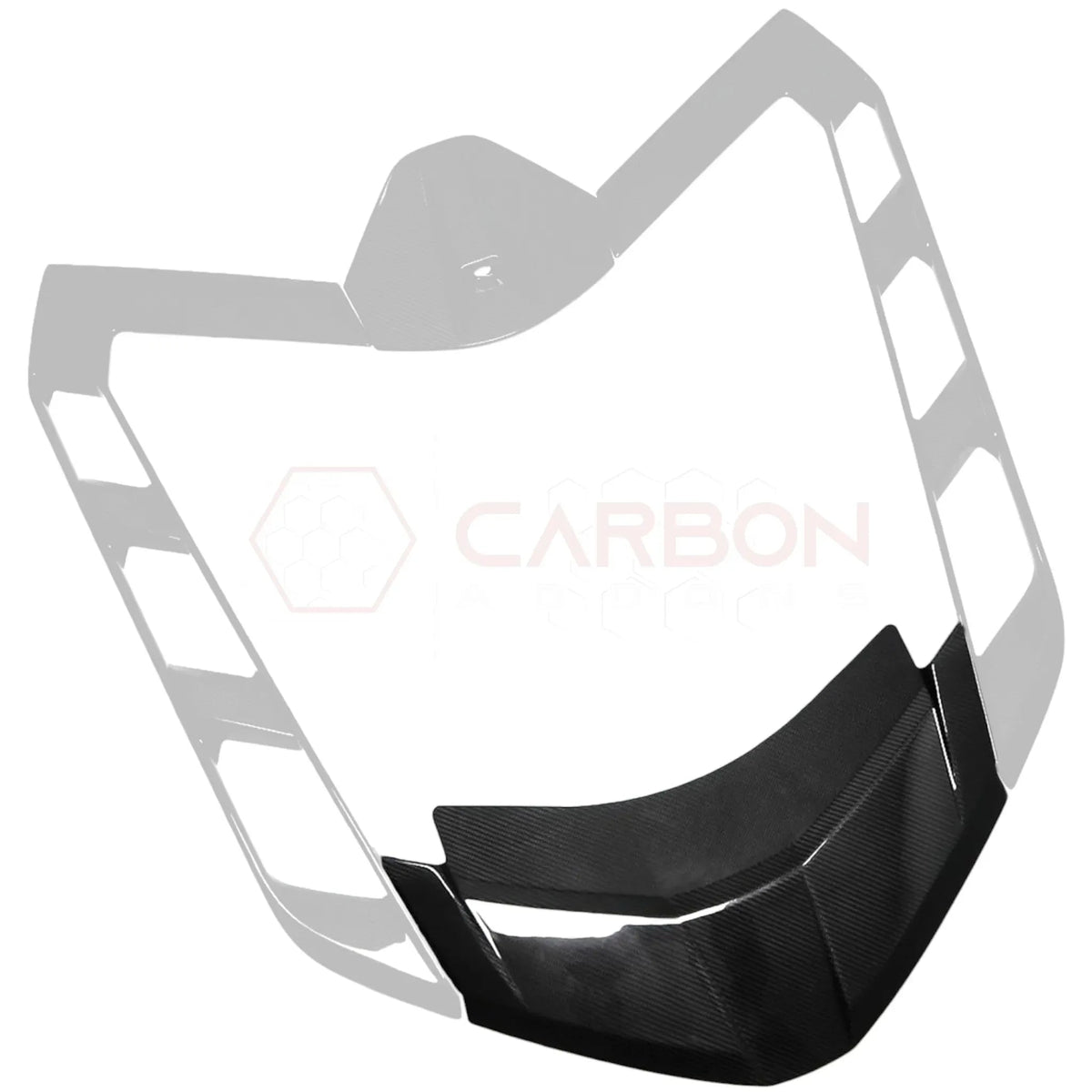 C8 Corvette Real Carbon Fiber Rear Lower Hatch Panel Cover