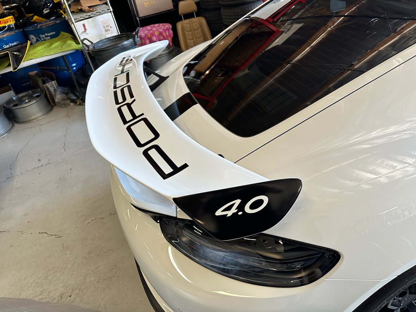 Wing Decal for Porsche GT4