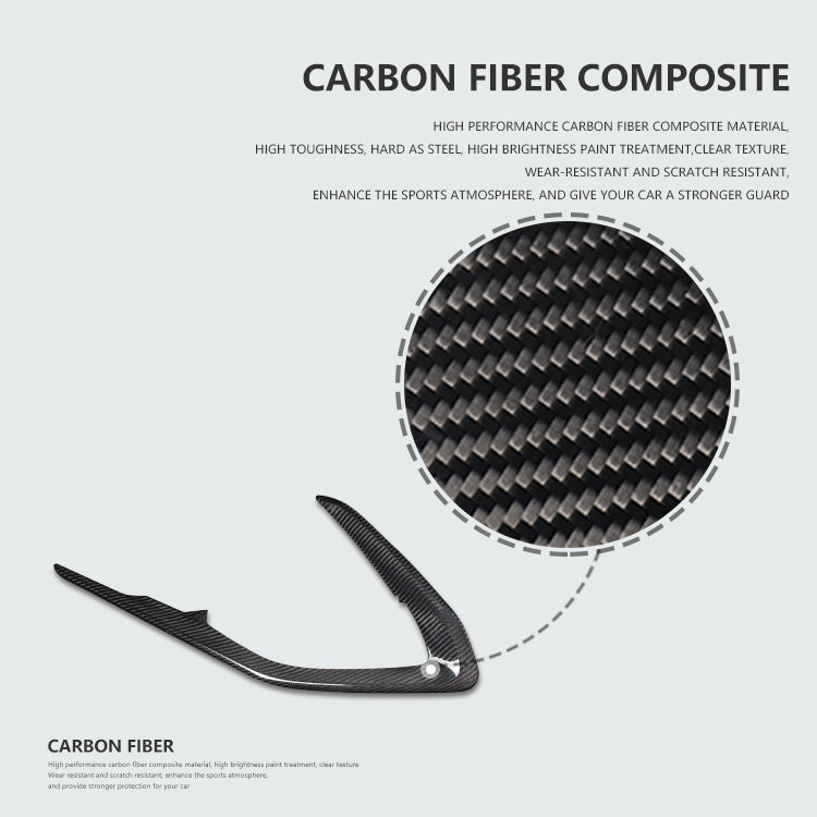 CAMARO 16-24 CARBON FIBER INTERIOR DOOR PANEL CHROME DELETE