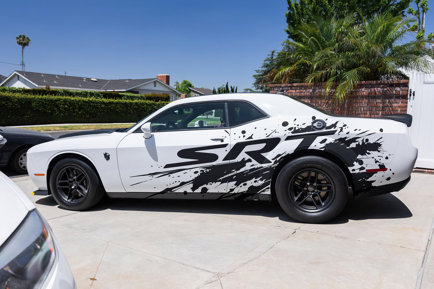 SRT Splatter Car Decal. For Challenger, Charger, Durango. Mopar. #7086-Sup