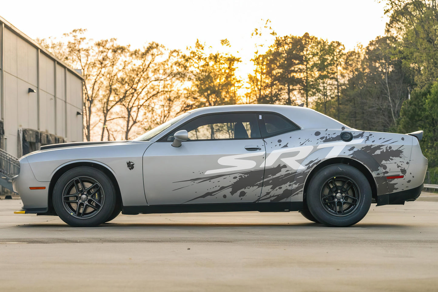 SRT Splatter Car Decal. For Challenger, Charger, Durango. Mopar. #7086-Sup