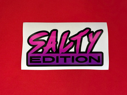 Salty Edition Badges (Pair)- Pink/Purple Blend