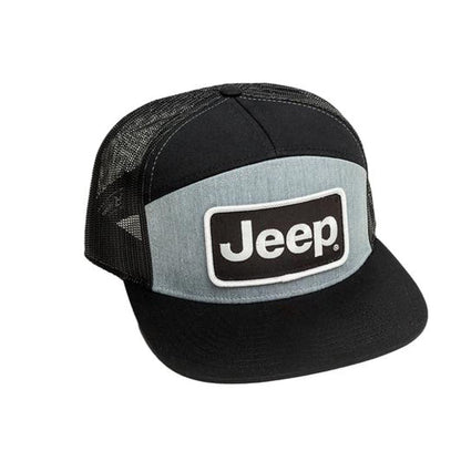 Hat - Jeep 7 Panel Flatbill Snapback Patch-FINAL SALE