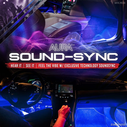 AURA LED Lighting Kit Triple Bundle (Halo + Interior + Underglow) for Dodge Challenger - Remote Control