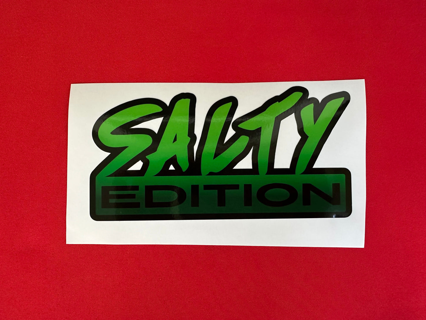 Salty Edition Badges (Pair)- Green Blend