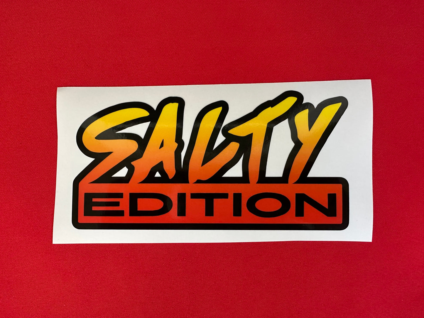 Salty Edition Badges (Pair)- Yellow/Red Blend