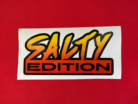Salty Edition Badges (Pair)- Yellow/Red Blend
