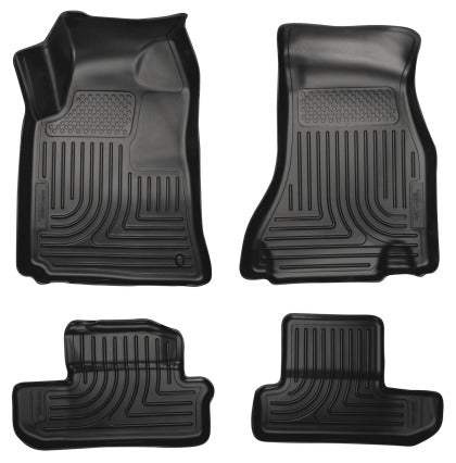 Husky Front/Rear Black Floor Mats 2008-2014 Challenger