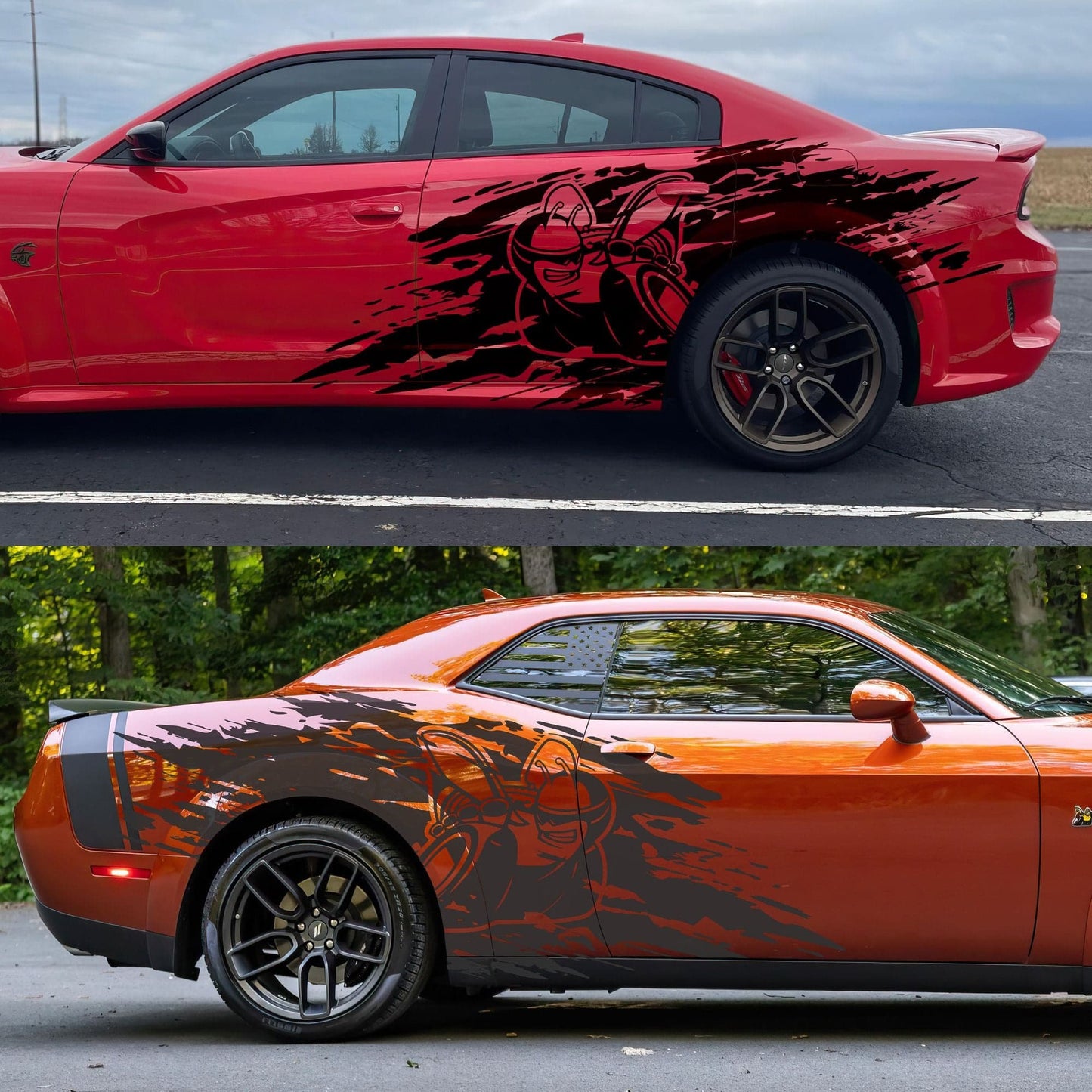 Scat Pack Decal Sticker for Challenger, Charger. #7026-Sup