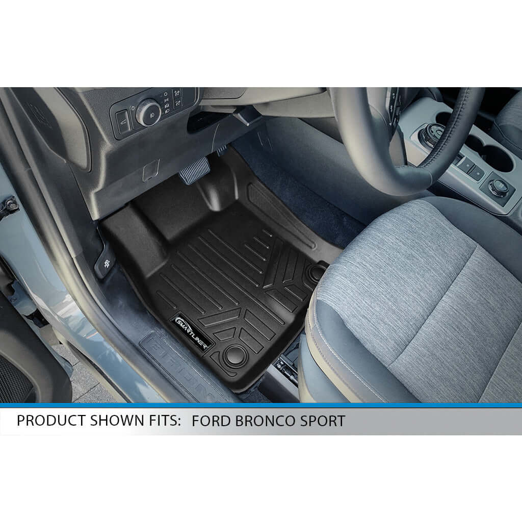 SMARTLINER Custom Fit Floor Liners For 2021-2025 Ford Bronco Sport
