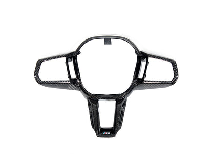 AutoTecknic Carbon Fiber Steering Wheel Trim - BMW G45 X3 M-Sport