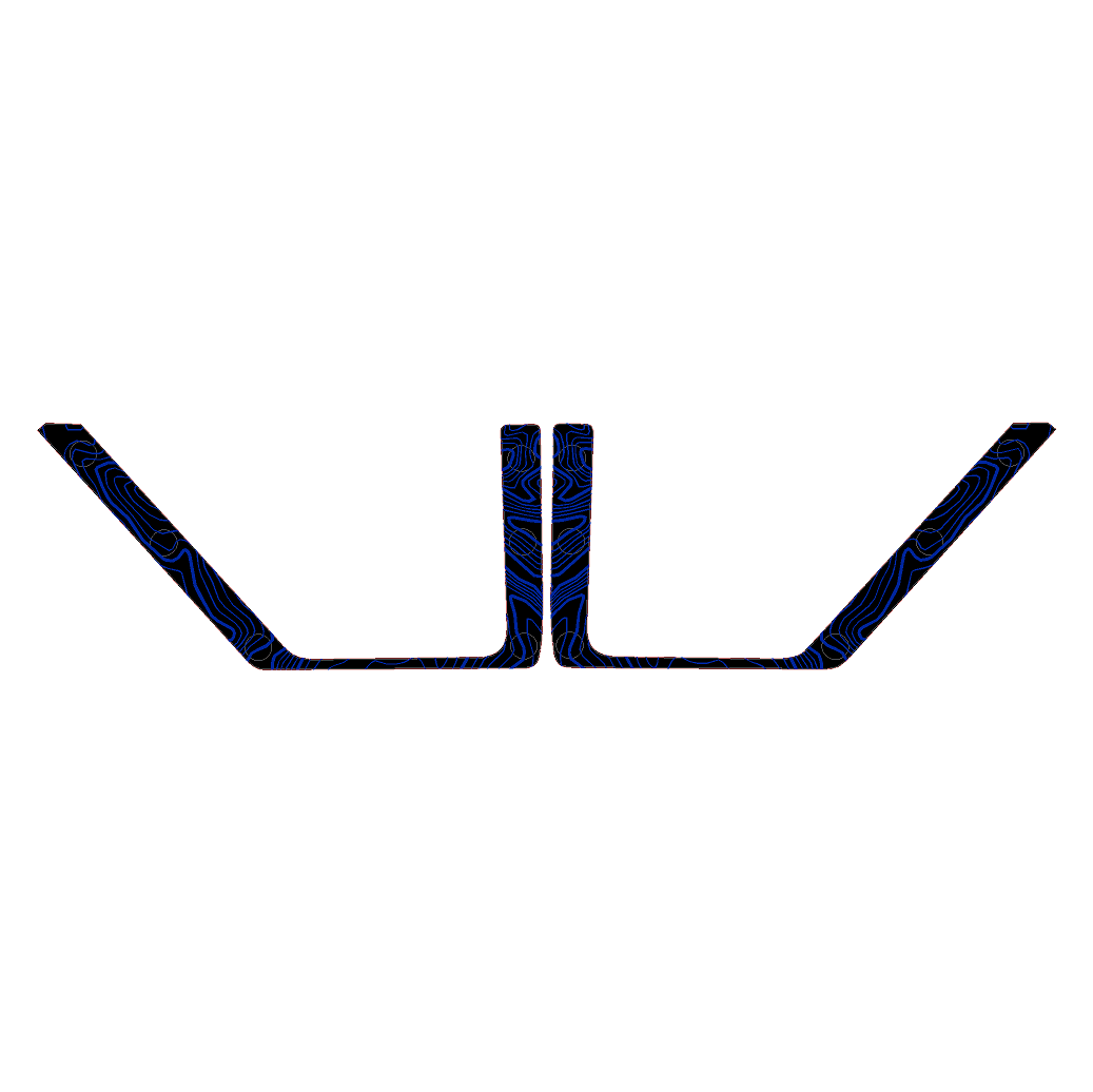 Topo Front Door Net Trim Overlay Kit (Printed Series) - 2021+ Bronco