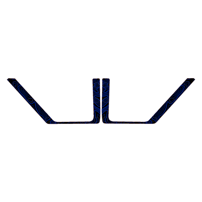 Topo Front Door Net Trim Overlay Kit (Printed Series) - 2021+ Bronco